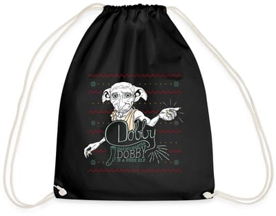 Harry Potter Dobby Lelijk Kerstmis Gymtas