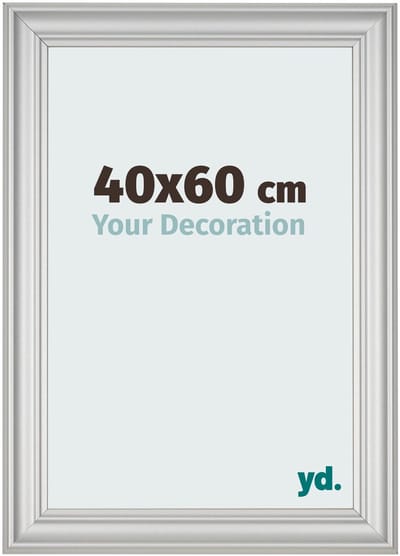 Your Decoration - Fotolijst 40x60 cm - MDF - Zilver Mat - Lazio