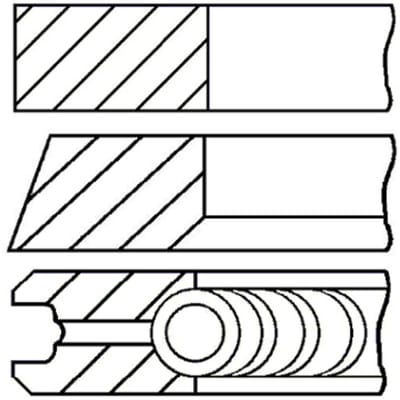 Goetze Engine Zuigerveren set GOETZE 08-145100-00