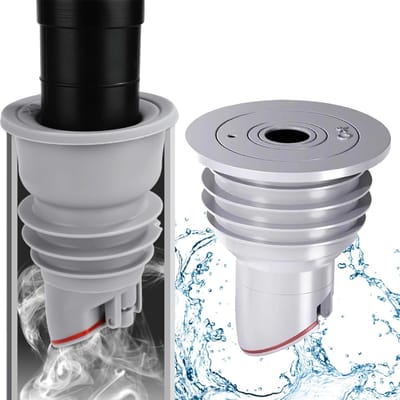 JHUBERS- Afvoerslang met anti-geur afdichting - Afvoerstop - Afvoerplug - Buis - Siliconen - Voor afvoerpijp 18-30 mm