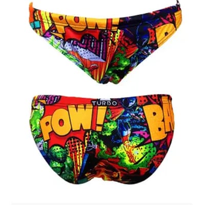 Turbo Mare Super Comic Bikinibroekje Veelkleurig 3XL Vrouw