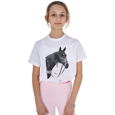 Katoenen meisjes-T-shirt Equestro Ready To The Party