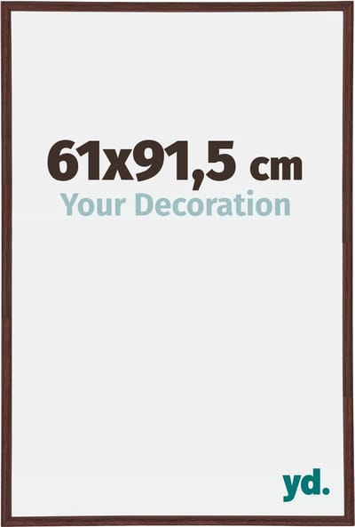 Your Decoration - Fotolijst 61x91,5 cm - Kunststof - Bruin - Annecy