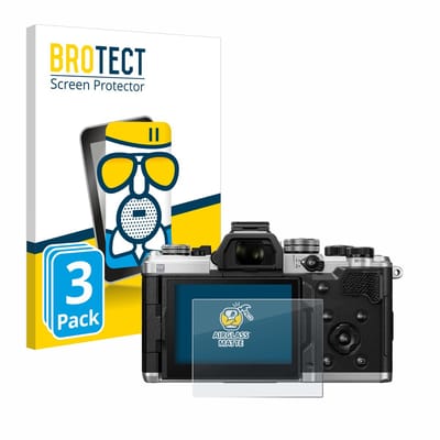 BROTECT - Screenprotector voor OM System OM-3 - Folie Beschermfolie Beschermglas matte 3 Stuks