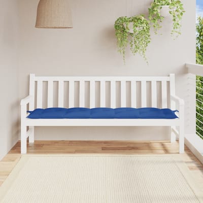 vidaXL - Tuinbankkussen - 180x50x7 - cm - oxford - stof - koningsblauw