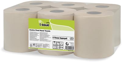Poetspapier midi E-Tissue 2laags Midi 153meterx19cm 6 rollen (117315)