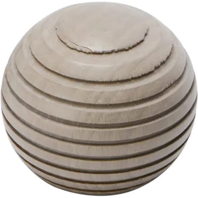 Decomode Eindknop Gordijnroede Bol Taupe 28mm 2st