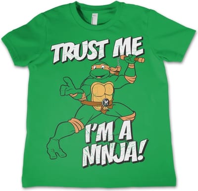 Teenage Mutant Ninja Turtles Trust Me I'm A Ninja kinder-T-shirt, groen