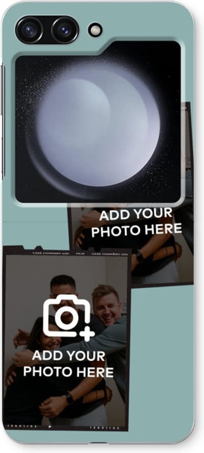 Gepersonaliseerd - Case Company® - Hoesje geschikt voor Samsung Galaxy Z Flip5 hoesje - Polaroid Zwart - Soft Cover Telefoonhoesje - Bescherming aan alle Kanten en Schermrand