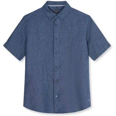 OLYMP Casual Overhemd, Regular Fit, Kent, Koningsblauw