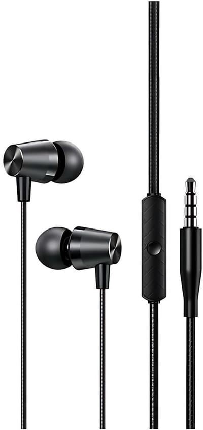 Usams SJ-475 In-ear oordopjes (3.5mm) - Zwart