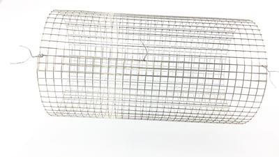 vonkenvanger gaas 100 x 100 cm RVS maaswijdte 10 mm