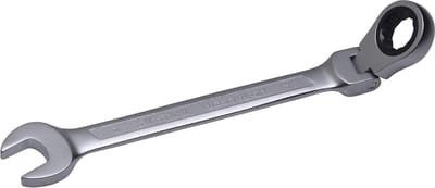 SW-Stahl 03530L-21 Combiratelsleutel 21 mm I Ringsleutel met scharnier I 72 tanden I Steeksleutel met ringratel I Combiratelsleutel SW 21