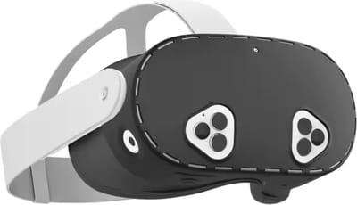 Siliconen beschermhoes voor Meta Quest 3S | Zwart