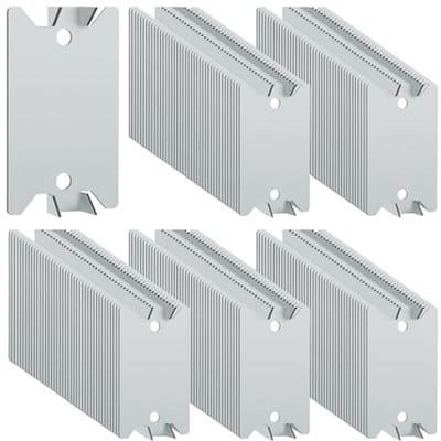 Nagelplaten voor Houten Studs - 200 Stuks - 3,8 cm x 6,3 cm - Veilig en Duurzaam