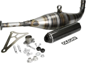 Uitlaat Yasuni C40 carbon Minarelli Horizontaal