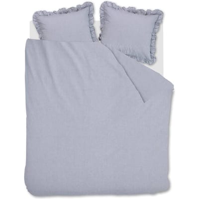 At Home by BeddingHouse Flamboyant dekbedovertrek - Tweepersoons - 200x200/220 - Blauw Grijs