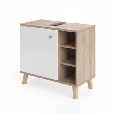 Vicco Senyo Wastafelonderkast – 60 x 54 cm Wit