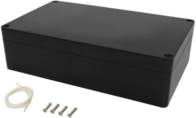 Projectbox Verdeelkast - Elektrische Behuizing - Waterdicht Monteren - IP65 Stofdicht - 200 x 120 x 56 mm - Zwart