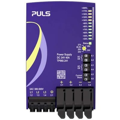 PULS TP960.241 DIN-rail netvoeding 24 V/DC 40 A 960 W Aantal uitgangen:1 x Inhoud 1 stuk(s)