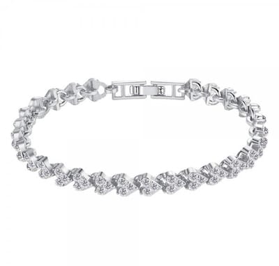 Blingbling armband - Strass steentjes - Handige kliksluiting - 18 centimeter - Damesdingetjes