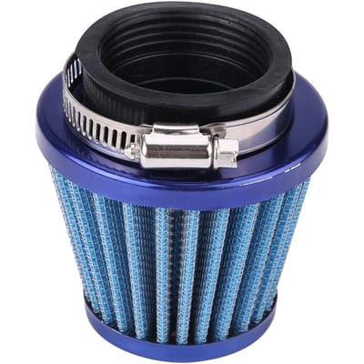 44mm luchtfilter voor Gy6 150cc ATV Quad 4 Wheeler Go Kart Buggy Scooter Bromfiets (Blauw)