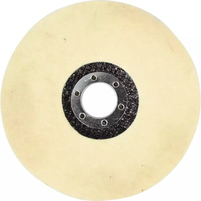 Benson Polijstschijf voor haakse slijper - ø125 mm - Vilten vilt - Max. 15.000 RPM - Asgat 22 mm
