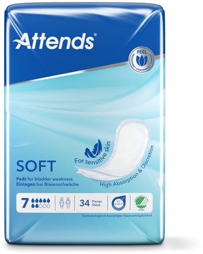 Attends Soft 7 - 2 x 34 stuks - Voordeelverpakking