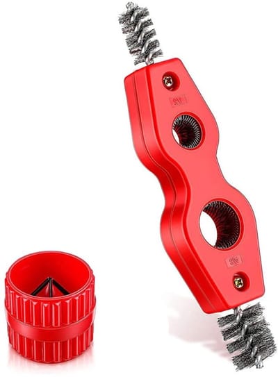 Set van 4-in-1 Koperreiniger en Ontbraamtool voor PVC en Aluminium Buizen - Perfect voor Chamferen en Ontbramen