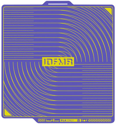 Dailygoods- Printplaat 257 x 257 mm - Bouwplaat - Geschikt voor Bambu Lab X1/X1C/P1P/P1S/A1 - Dubbelzijdig glad - Uitstekende hechting - Lage warmtebehoefte