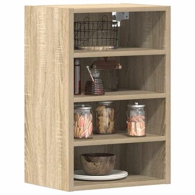 vidaXL - Bovenkast - Riga - 40x29,5x60 - cm - bewerkt - hout - sonoma - eikenkleurig