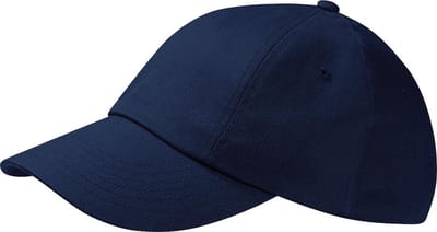 Beechfield Unisex Laag Profiel Zware Katoenen Boormuts / Hoofddeksel (Pakket van 2) (Franse marine)