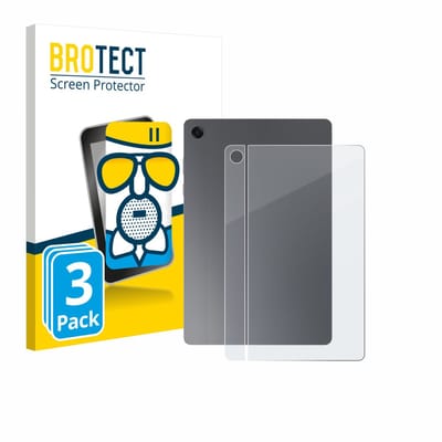 BROTECT - Screenprotector voor Samsung Galaxy Tab A11 Plus WiFi 11" (Achterkant) - Folie Beschermfolie Beschermglas matte 3 Stuks