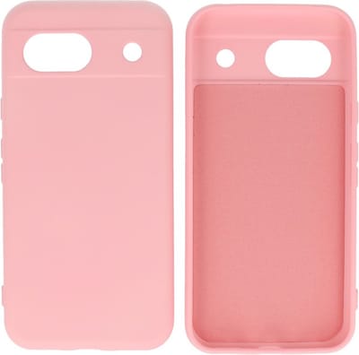 Hoesje Geschikt voor de Google Pixel 8A - Fashion Backcover Hoesje - Colorful Telefoonhoesje - Roze
