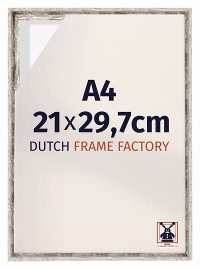 Baklijst 21x29,7 cm - Eiken Donker - Geschikt voor Canvasdoek - MDF Baklijst Lausanne
