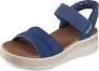 Skechers-instappers: BOBS Sun Ray, Blauwe Sandalen voor Dames 39 Vloot