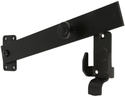 AMIG Luikoverslag Valslot 300mm Zwart Staal - Poortslot Luiken Robuust Eenvoudig