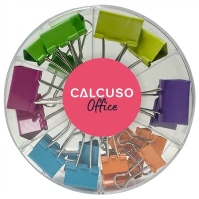 Kleurrijke Multifunctionele Clips – 26 stuks, 6 kleuren – stevige binderclips / foldback clips voor kantoor & school