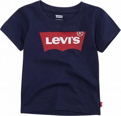 Levi's Jongens t-shirts & polos Levi's LVB S/S BATWING TEE blauw 68