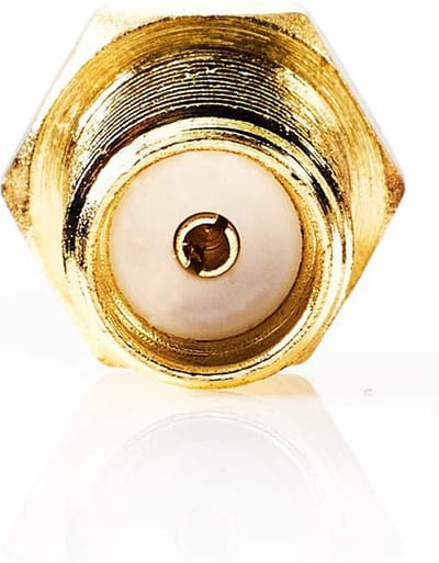 Nedis SMA-Adapter - SMA Female - TS9 - Verguld - 50 Ohm - Recht - PVC - Goud - 2 Stuks - Doos