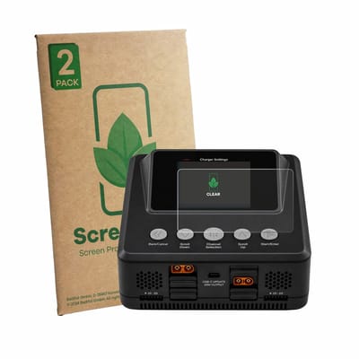 2 Stuks Screenprotector voor Spektrum Smart Charger S450 G2 - Hoogwaardige Beschermfolie transparant