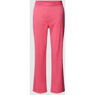 Stoffen broek met elastische band met logo