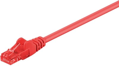 Wentronic CAT6 Netwerkkabel - RJ45 - Rood - 2 m