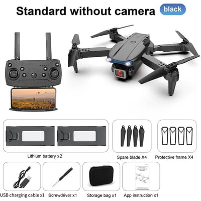 2025 NIEUWE K3 RC Drone 4K HD Luchtfotografie Enkele/Dubbele Camera Wifi FPV Obstakel Vermijding Zwaartekracht Sensing Quadcopter Opvouwbaar Vliegtuig Quadcopter NO camera 2 battery