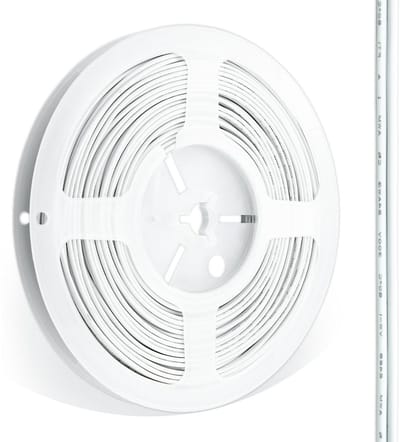2-aderige kabel - Parallelle kabel - Apparaten aansluiten - Flexibele PVC-isolatie - 30 meter - Wit