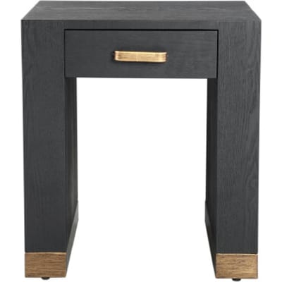 PTMD - Bijzettafel Tiess - Zwart - 45x45x50cm