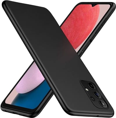 Soft Backcover Hoesje Geschikt voor: Samsung Galaxy A13 4G Silicone - Zwart - ZT Accessoires