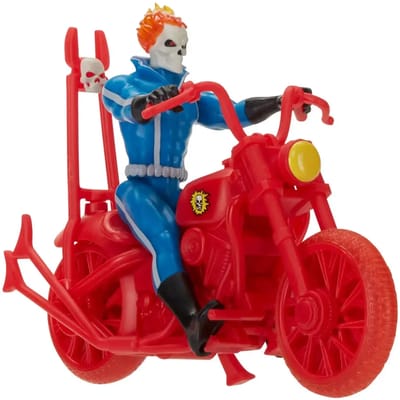 Hasbro Marvel Actiefiguur With Vehicle Ghost Rider 10 cm Marvel Legends Retro Collection Multicolours