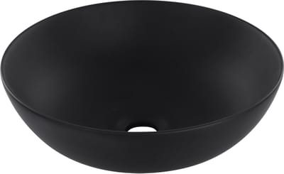 Differnz Slim waskom - Ã˜ 40 cm - keramiek - mat zwart