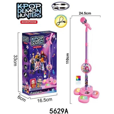 Kpop Demon Muziek Microfoon Kinder Speelgoed met Lichtgevende Microfoon Kan Genieten van Liedjes Speelgoed Kerstcadeaus ontworpen voor kinderen
